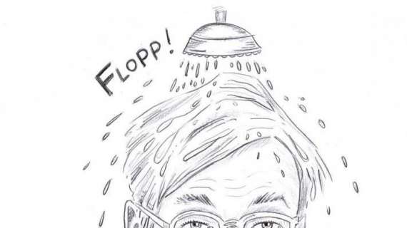 FOTO - "Flopp", simpatica vignetta con Klopp sotto la doccia...gelata