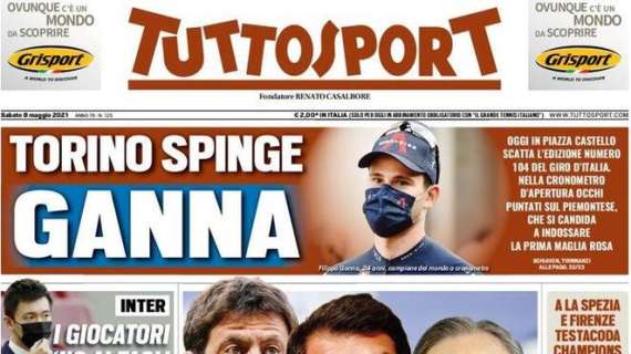 PRIMA PAGINA - Tuttosport: "Juve, Barça e Real stangati: rischiano 2 anni senza coppe"