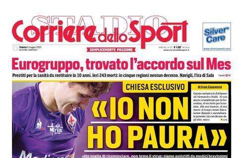 PRIMA PAGINA - CdS Campania: "Napoli, slitta l'esito dei test: in campo domani"