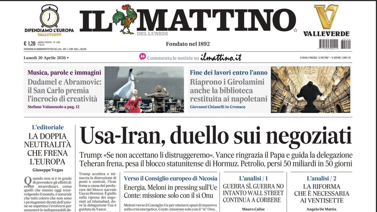 Conte pensa a delle novità, Il Mattino: "CambiaNapoli"