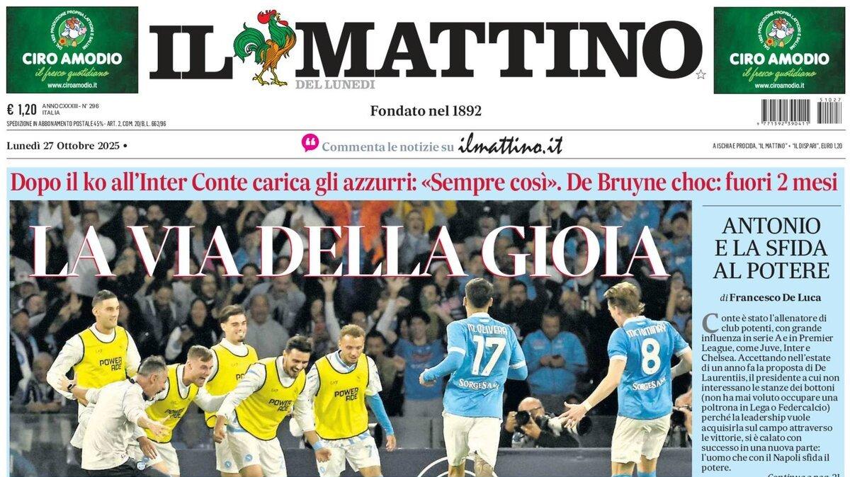 Il Mattino: "La via della gioia"