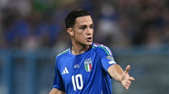 Italia avanti 1-0 contro Moldova dopo 45', Raspadori la sblocca con un super gol