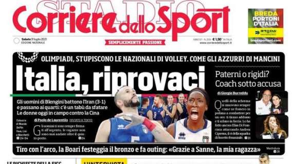 PRIMA PAGINA - CdS apre con Mkhitaryan: "Scudetto? Ci siamo anche noi"
