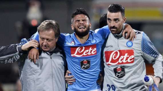 Ssc Napoli: "Per Insigne rottura del crociato anteriore. L'operazione in giornata"