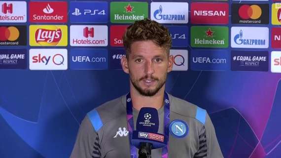Mertens a Sky: "Abbiamo creato, ma è mancato il gol. Così faremo bene! Callejon? Mi mancherà..."