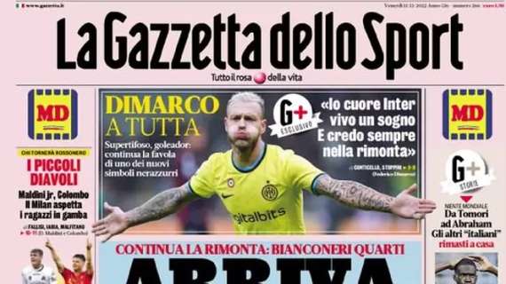 Per Gazzetta 'Napoli vince col rigorino', nessun cenno della parata di Danilo in prima pagina