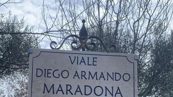 "Viale Maradona, è per te": dedica da brividi di Incocciati per l'argentino