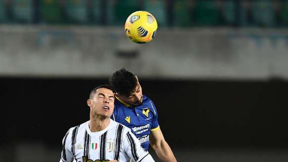 La Juve non convince col Verona: finisce 1-1, non basta il solito Ronaldo