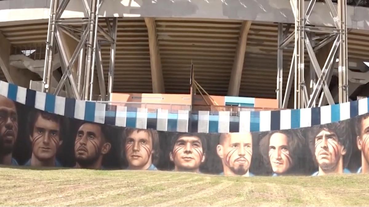 Il murales di Jorit allo Stadio Maradona: Dream Team, storia e polemiche
