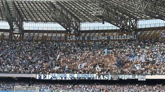 "Ultras no business", striscione al Maradona sull'inchiesta curve