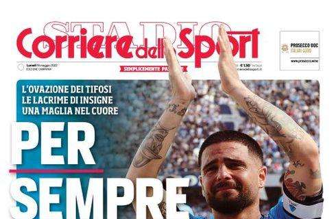 PRIMA PAGINA - CdS Campania: "Per sempre con te"