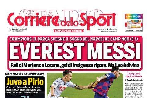 PRIMA PAGINA - CdS Campania: "Everest Messi"