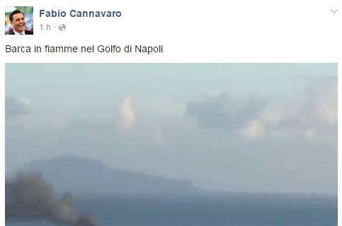 VIDEO - In fiamme lo yacht di De Laurentiis, Fabio Cannavaro filma la scena