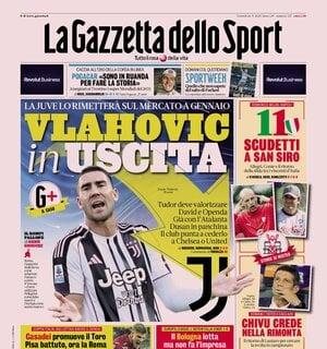 La Gazzetta dello Sport: "Conte-Allegri, 11 scudetti a San Siro"