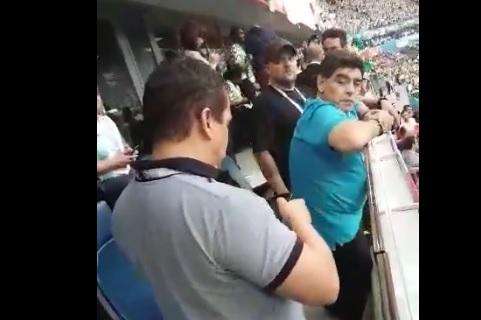 VIDEO - Ancora immagini di Maradona: Diego poco lucido prima di Argentina-Nigeria