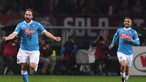Torino-Napoli 1-2, le pagelle: Higuain sentenza, Allan infinito! Hamsik geniale, sforna assist a ripetizione