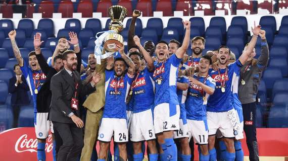 TABELLONE - Coppa Italia: il Napoli può partire dal derby col Benevento, eventuale quarto a Roma