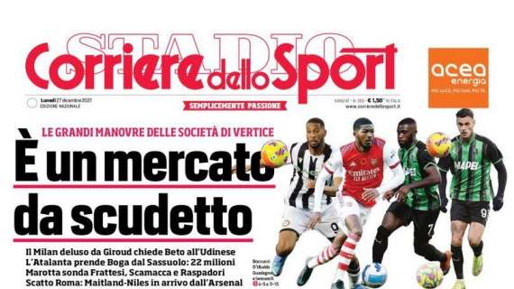 PRIMA PAGINA - Corriere dello Sport: "Osi, schiaffo al Napoli"