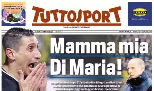 PRIMA PAGINA - Tuttosport: "Napoli, come te non c'è nessuno. Manco in Europa"