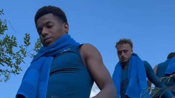 Dimaro, effetto Conte: Neres e Lang distrutti dopo l'allenamento