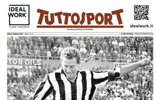 PRIMA PAGINA - Tuttosport - "Boniperti: la Juve"