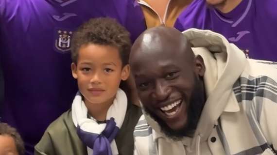 Lukaku, brividi in Belgio: festa per l'Anderlecht, anche il figlio in campo