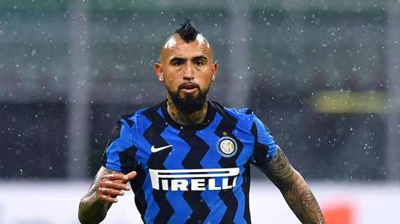 Coppa Italia, Inter avanti al 45' con Vidal: la Fiorentina si lamenta con l'arbitro