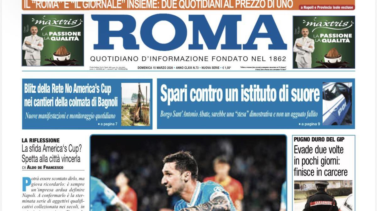 Il Roma apre con la prova del Napoli contro il Lecce: "Bello a metà"