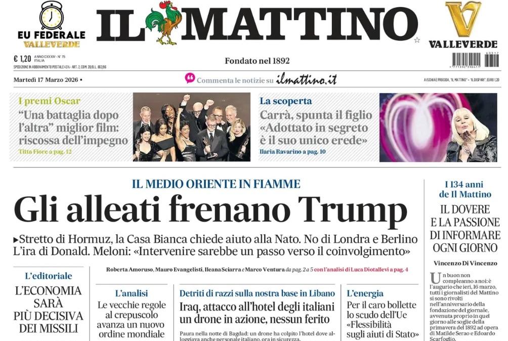 Il Mattino: "Volata Champions"
