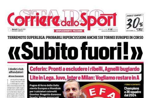 PRIMA PAGINA - Cds Campania: “Napoli, Rino scalda Lozano e Mertens”