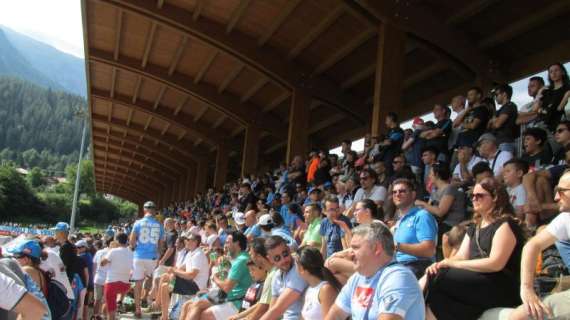 Entusiasmo clamoroso a Dimaro: superate le 50mila presenze di tifosi azzurri