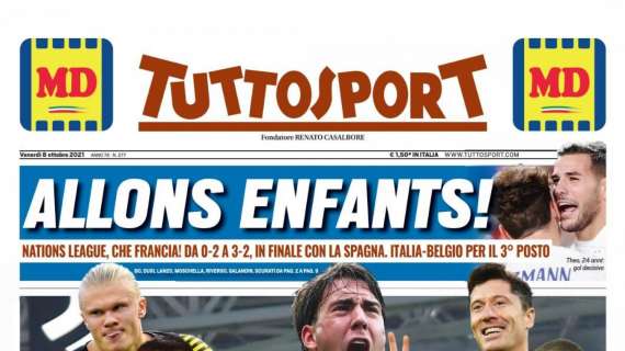 PRIMA PAGINA - Tuttosport: “Asta Bomber”