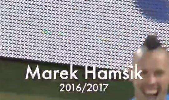 VIDEO - "Best of Marek", la Ssc Napoli ricorda i gol di Hamsik della stagione 2016/17