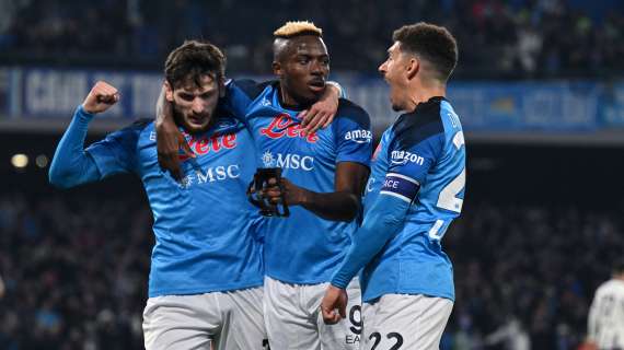 Napoli-Juventus 5-1, le pagelle: distrutto l'anti-calcio! Osi e Kvara li umiliano, la mediana giganteggia