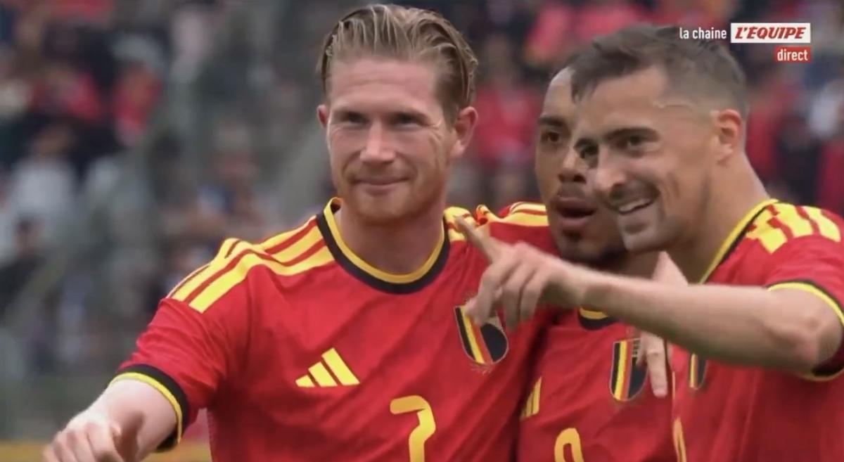 De Bruyne ritrova il sorriso col Belgio: giocate, pressing e gol nel 5-0 alla Tunisia
