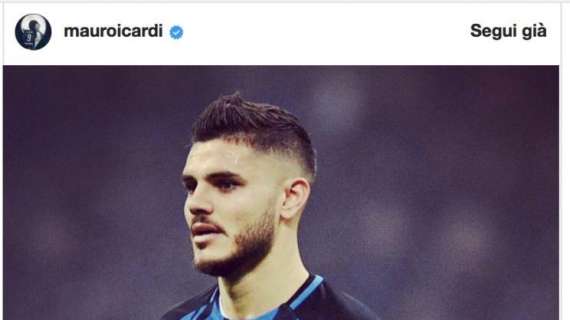 FOTO - Icardi soddisfatto su Instagram: "Concesso poco o niente ad una grande squadra"