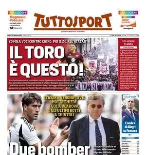 Tuttosport ignora il Napoli e Conte: neppure un accenno in prima