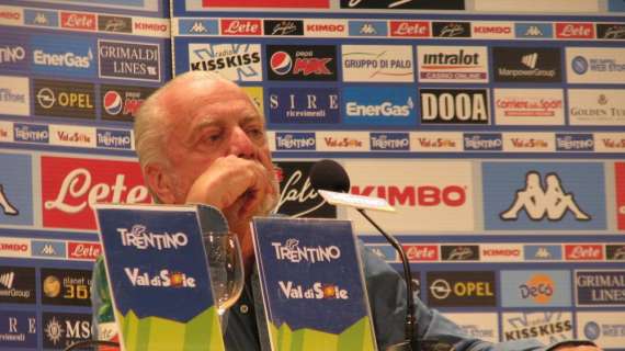 VIDEO TN - De Laurentiis: "Tifosi vogliono Cavani? Chiacchiere da bar, coi sogni dei tifosi non si vince! 