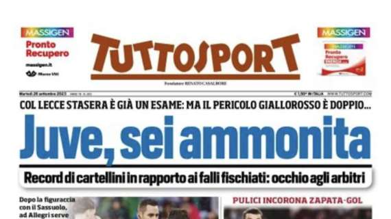 PRIMA PAGINA - Tuttosport: “Osimhen si scusa, ma Garcia è un caso”