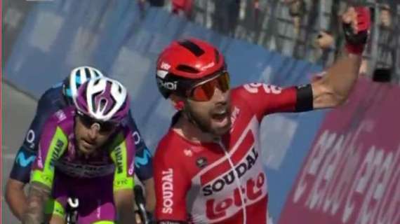 Giro d'Italia, un belga trionfa a due passi da casa Mertens: De Gendt vince la tappa di Napoli