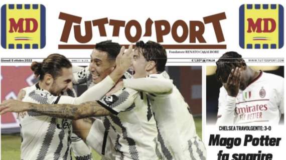 PRIMA PAGINA - Tuttosport: "Luce Di Maria"