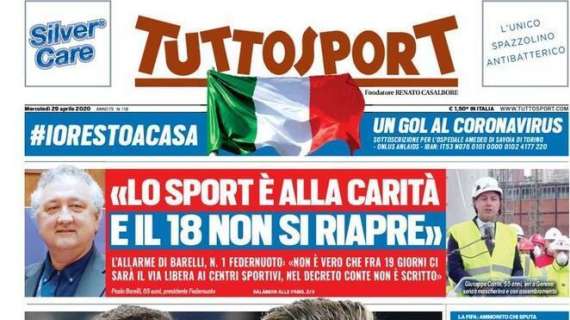 PRIMA PAGINA - Tuttosport - "Napoli 1990, pazzi di Diego"