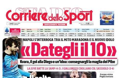 PRIMA PAGINA – CdS Campania: “Dategli il 10”