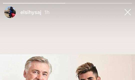 FOTO - Hysaj entusiasta di Ancelotti, l'albanese pubblica lo scatto col nuovo allenatore