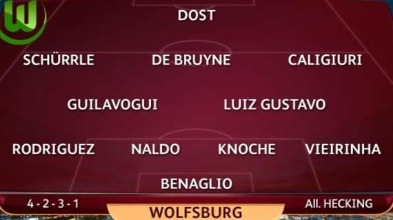 FOTO - Pescato il Wolfsburg: ecco l'undici tipo dei tedeschi