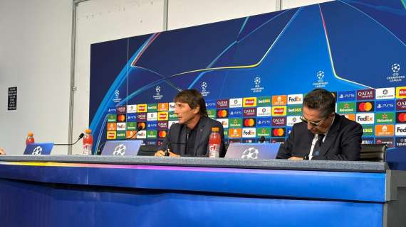Conte in conferenza: "Massima umiltà, siamo alunni che sfidano i maestri! Meret? Recuperato. Su KDB, McT e Hojlund..."