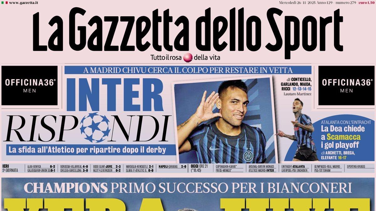 La Gazzetta dello Sport: "Super McTominay, il Napoli corre"