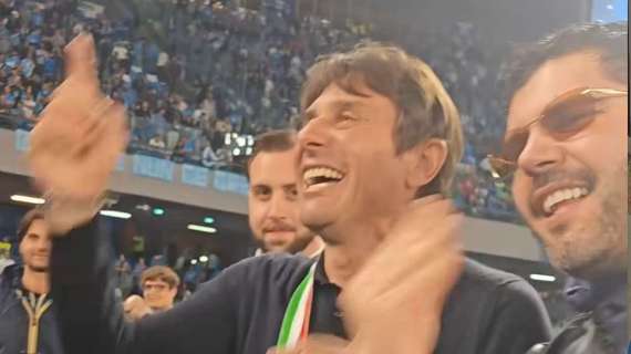 Conte si lascia andare con Iodice e Esposito: "Ce ripigliamm' tutt' chell che è 'o nuost'"