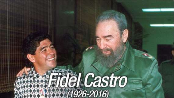 Maradona dice addio a Fidel: "Il mondo perde il più saggio. Era mio amico, sarà eterno"