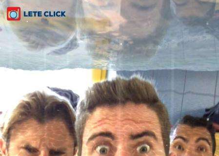 FOTO – Simpatica immagine pubblicata dal Napoli: tre brasiliani sott’acqua